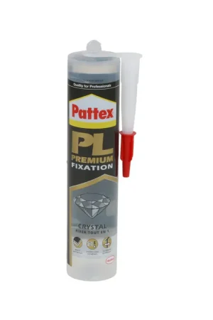 Beperkte Voorraad Pattex PRO PL Premium Crystal Polymeer Montagelijm